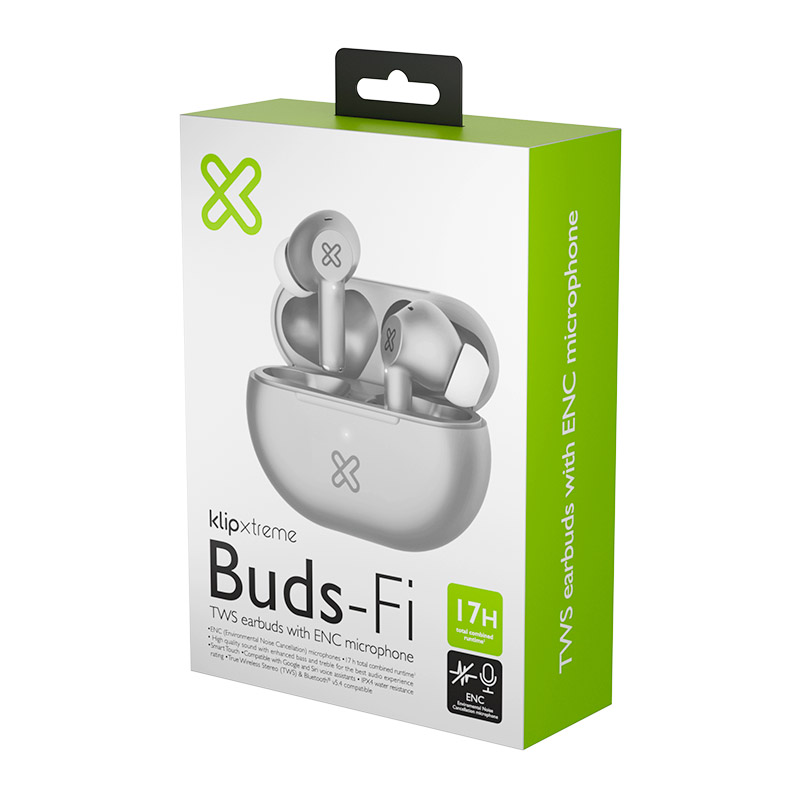 Klip Xtreme Audifonos TWS Buds-Fi Blanco KTE-015WH