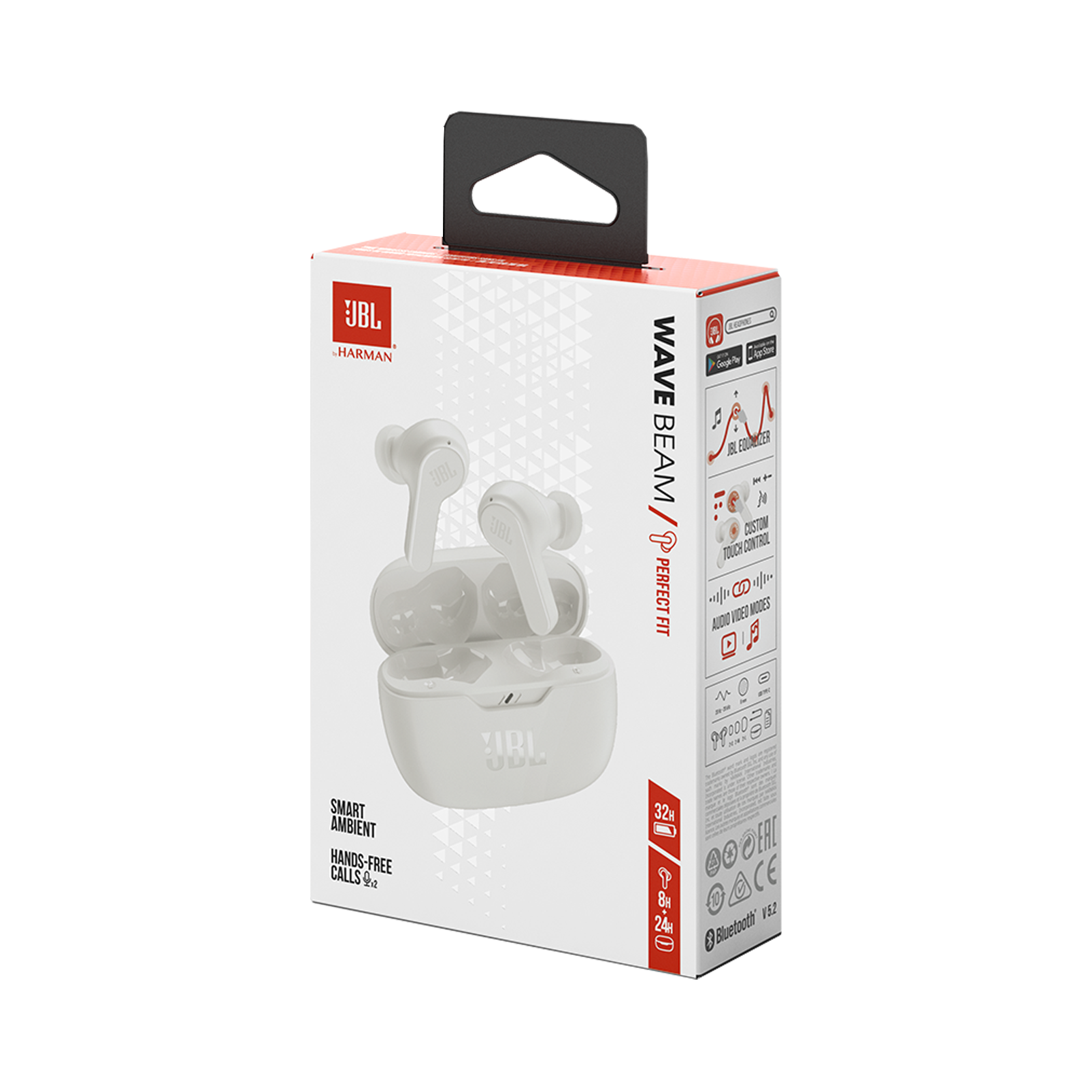 JBL Wave Beam 2 Headphone TWS White